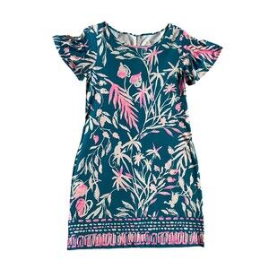 Lilly Pulitzer Womens Marah Dress Size S Tidal Wave Primetime Engineered Print